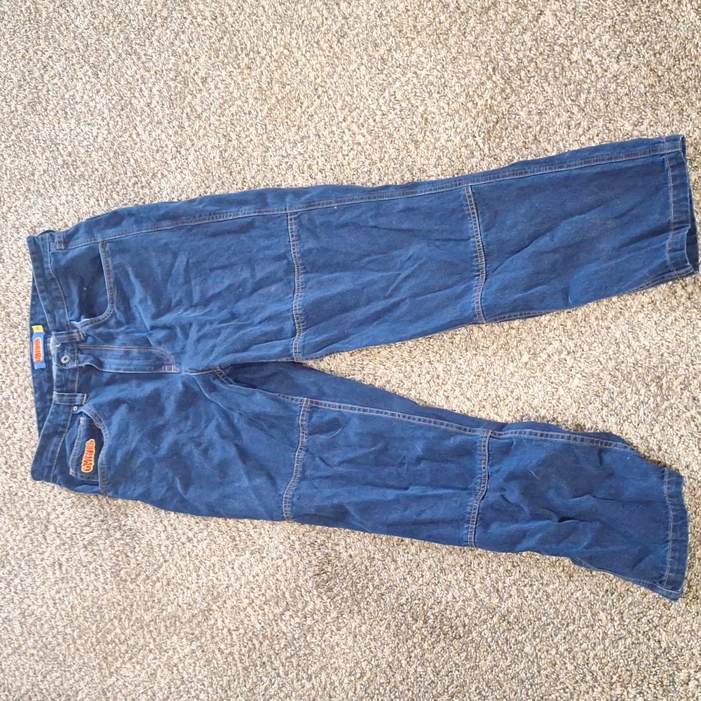 dark blue baggy/loose fit empyre jeans